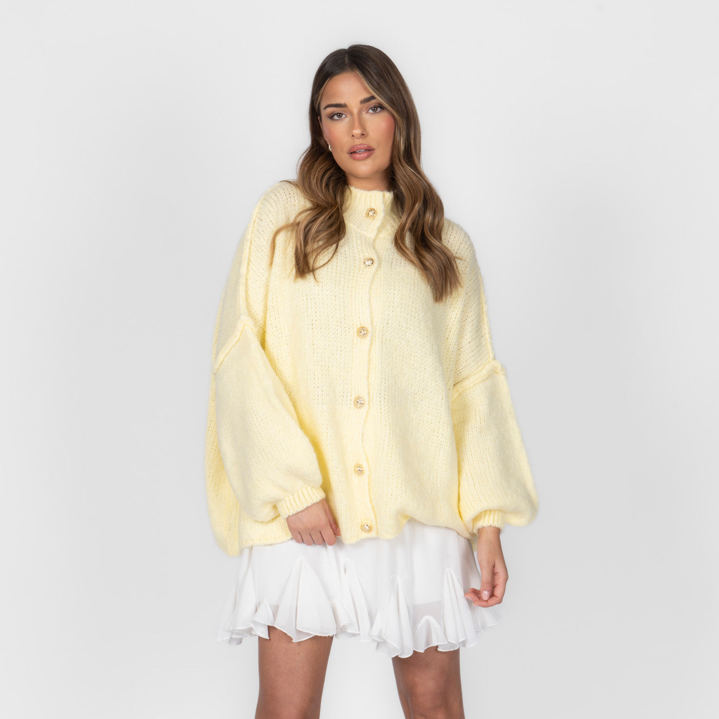 Elena | Oversize Adīta Kardigāns