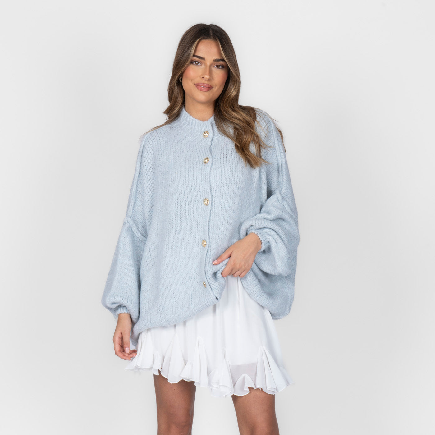 Elena | Oversize Adīta Kardigāns