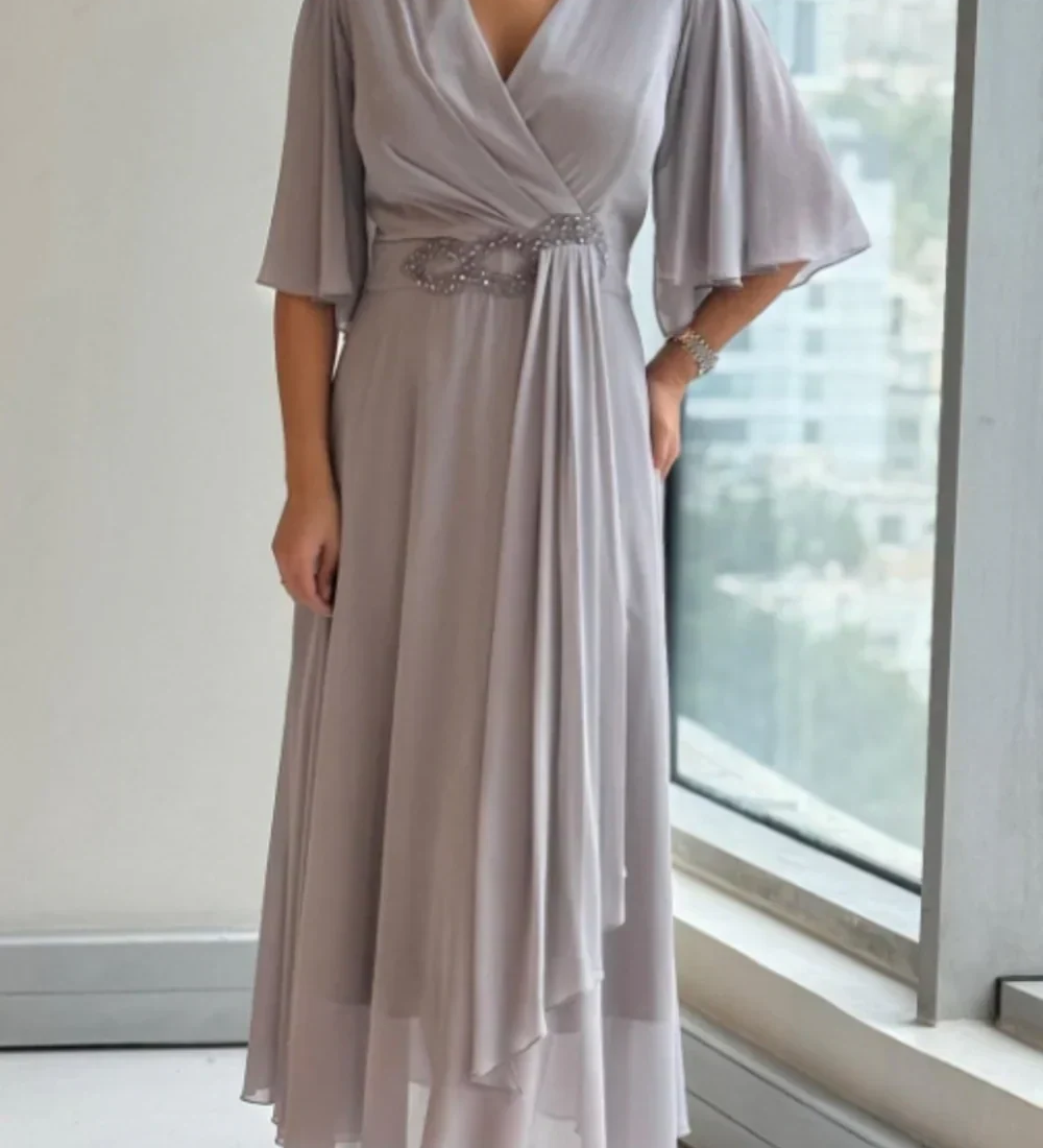 Ewelina | Elegantas garās šifona kleitas