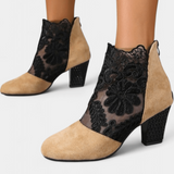Charlotte™ | Eleganta kurpe ar ziedu rakstu