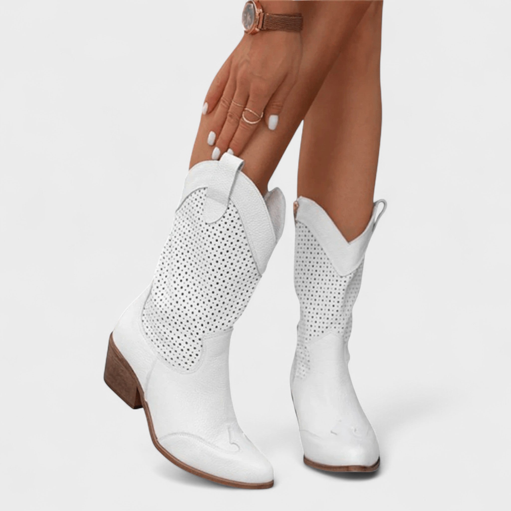 Anna™ | Eleganta kovboja kurpe