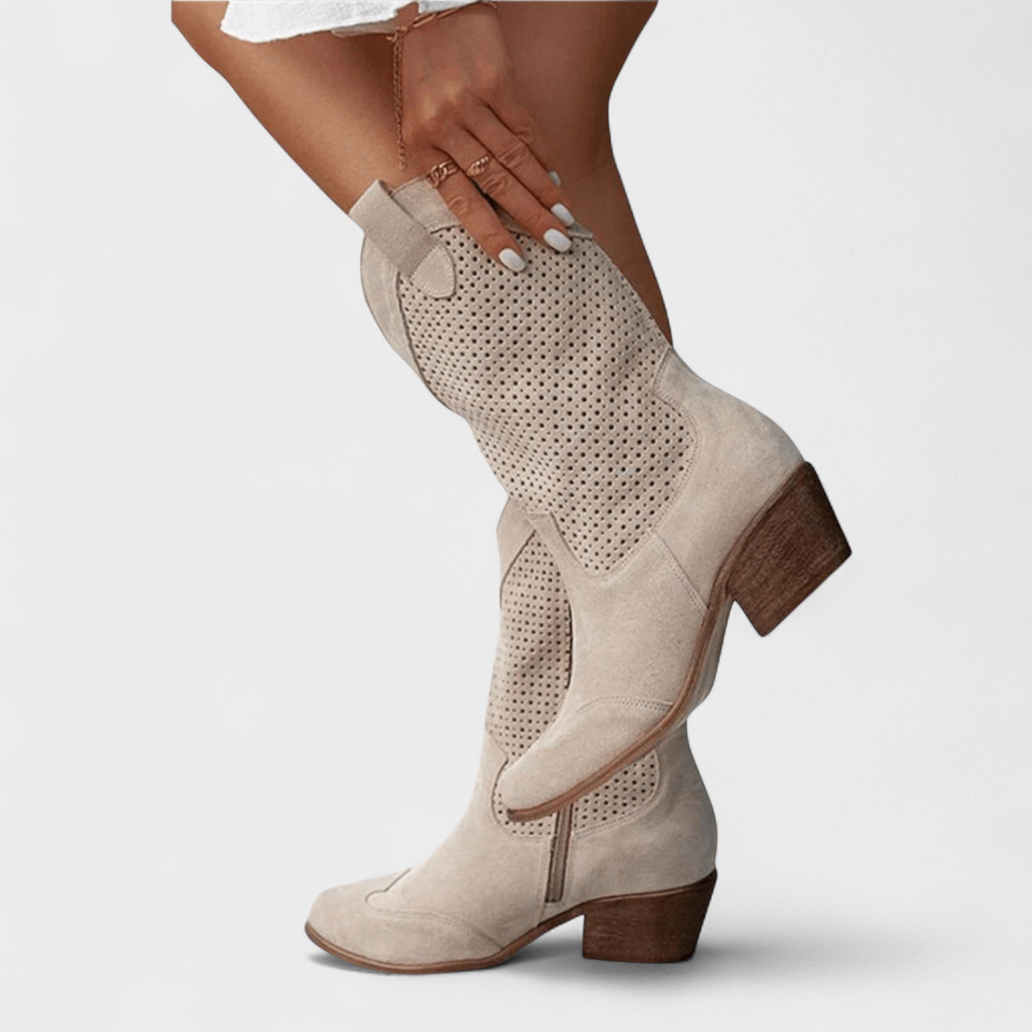 Anna™ | Eleganta kovboja kurpe