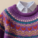 Helena™ | Klasisks vintage džemperis