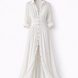 Suzanne | Maksikleid ar reveru apkakli