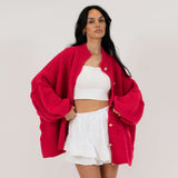 Elena | Oversize Adīta Kardigāns