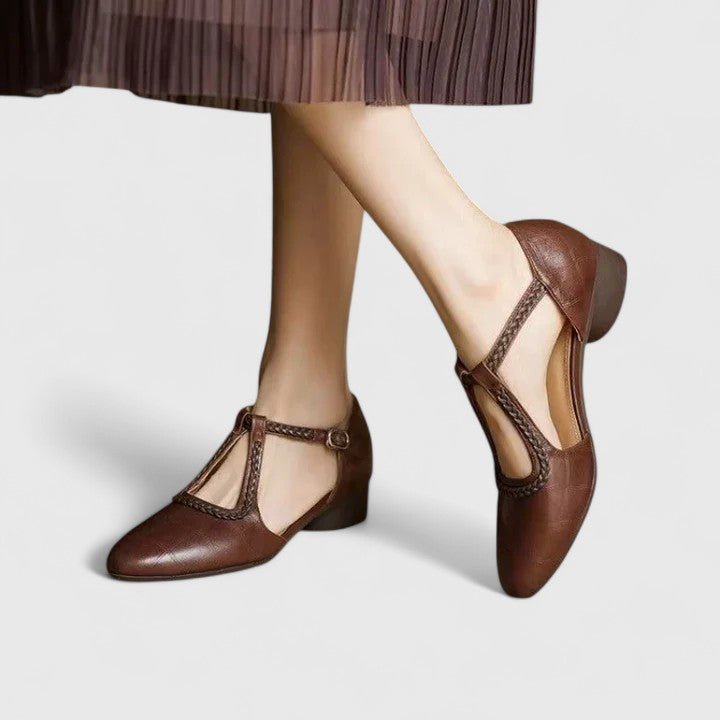 Delphine™ | Stilizētas sandales ar papēdi