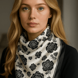 Elodie-šalle (100 % zīds – 68 cm)