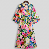 Natalija™ | Eleganta Ziedu Kleita