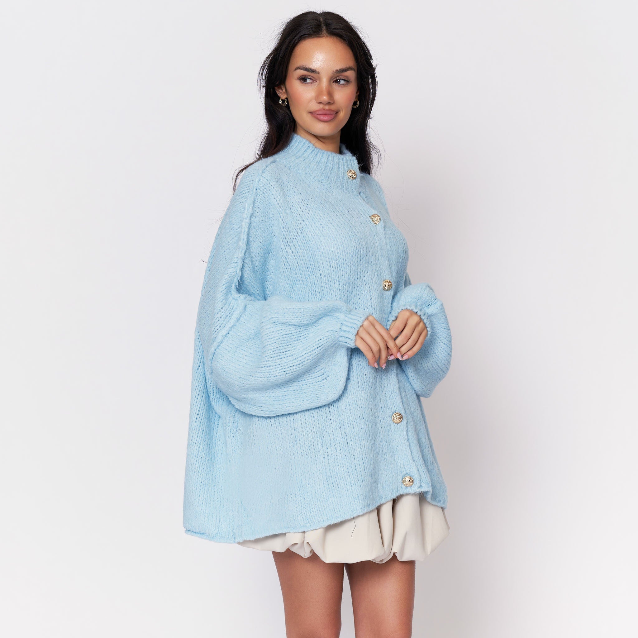 Elena | Oversize Adīta Kardigāns