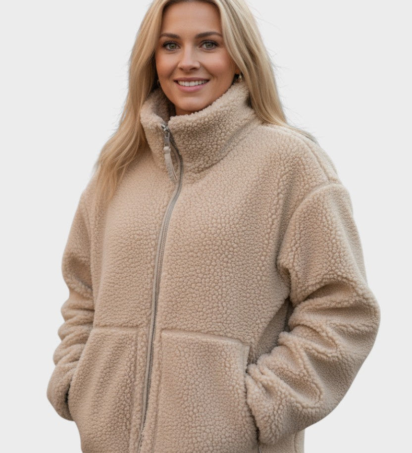 Kaja™ | Elegants teddy mētelis