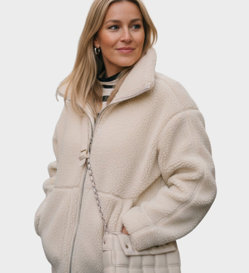 Kaja™ | Elegants teddy mētelis