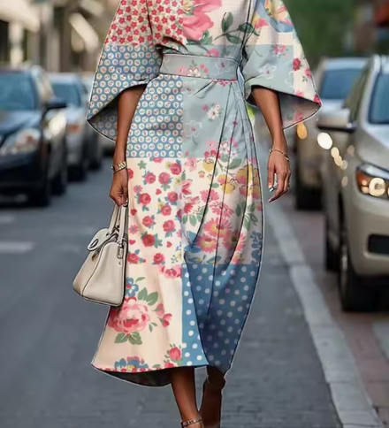 Natalija™ | Eleganta Ziedu Kleita