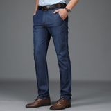 Claes | Vīriešu Klasiskā Griezuma Elastīgās Denim Bikses