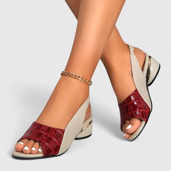 Mariah™ | Elegantas Ādas Sandales