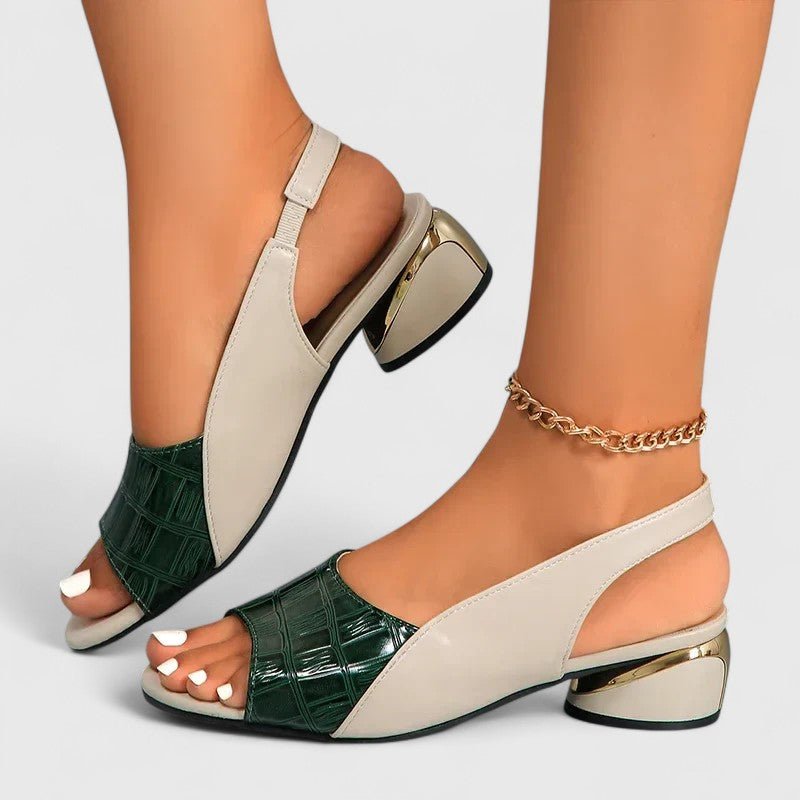 Mariah™ | Elegantas Ādas Sandales