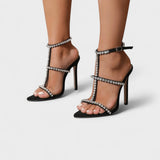 Natalija | Stiletto zābaki no korķa