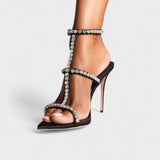 Natalija | Stiletto zābaki no korķa