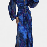 Quintessa™ | Krāsaina Plisēta Maxi