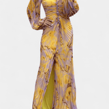 Quintessa™ | Krāsaina Plisēta Maxi