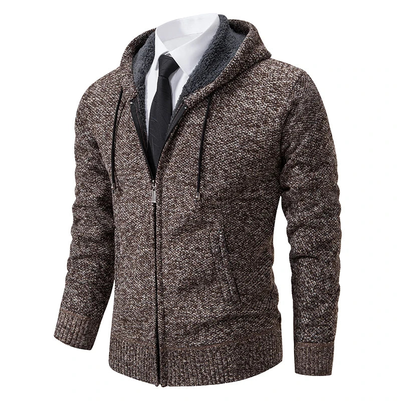 Jens | Fleece kardigāns ar rāvējslēdzēju