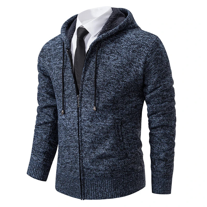 Jens | Fleece kardigāns ar rāvējslēdzēju