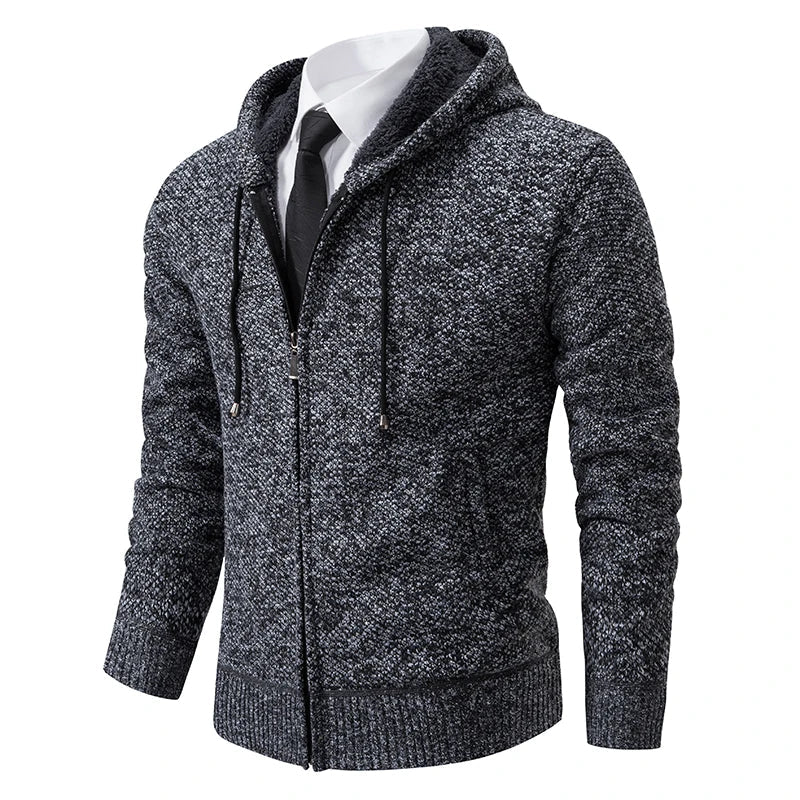 Jens | Fleece kardigāns ar rāvējslēdzēju