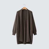 Veronika | Elegants garš kardigāns ar kabatām