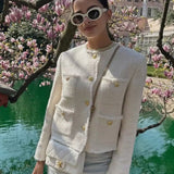 Clarette | Elegants Īss Žakets ar Pogām