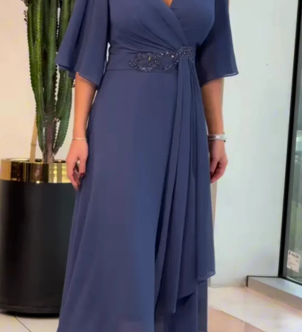 Ewelina | Elegantas garās šifona kleitas