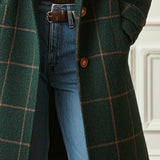 Florencia™ | Retro pārveidots raibs tweed mētelis